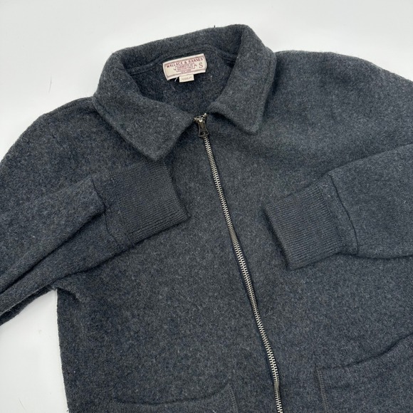 Wallace & Barnes Sweaters - Wallace & Barnes J.Crew Merino Wool Full Zip Sweater Jacket Gray Womens Small S